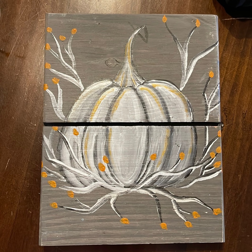Pumpkin Plaque